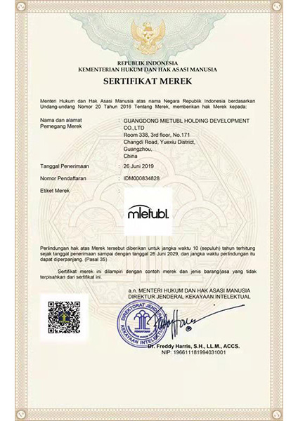 Mietubl Indonesia Trademark